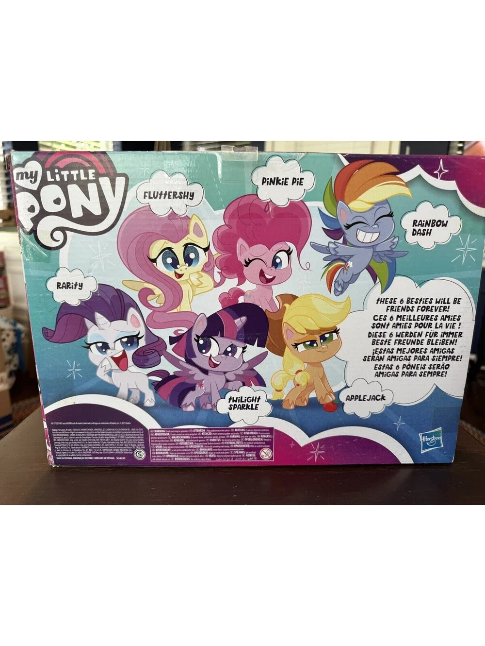 MY LITTLE PONY Mane 6 Set Of Toy Figures FRIENDSHIP FOR ALL 3